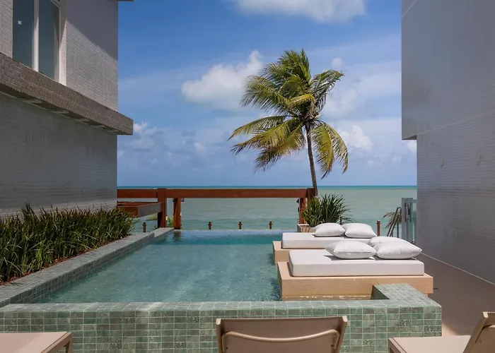 Branco Haus Flat 409B - Pé na Areia no Caribessa