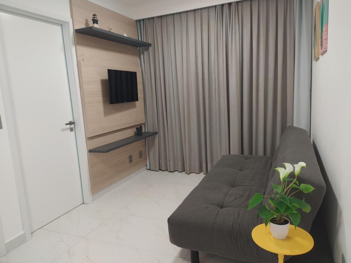 Apartamento Branco Haus Flat 409B - Pé na Areia no Caribessa *