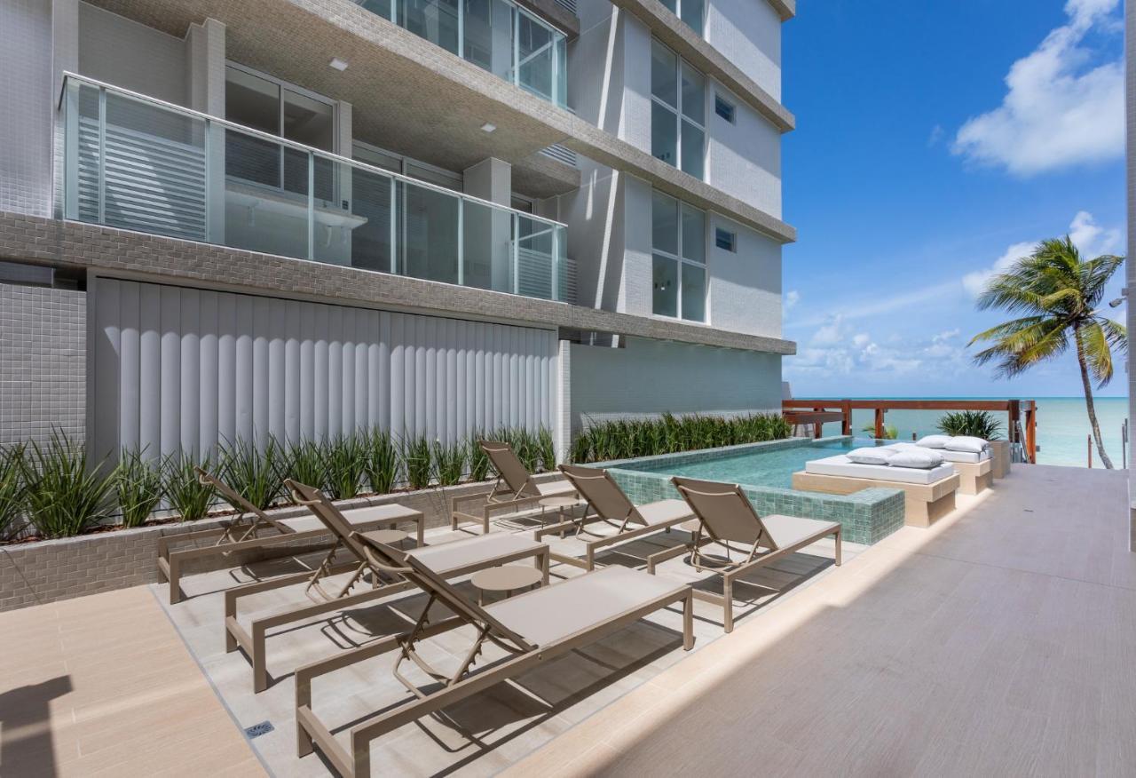 Apartamento Branco Haus Flat 409B - Pé na Areia no Caribessa *