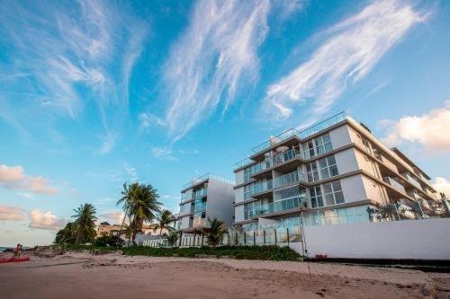 Branco Haus Flat 409B - Pé na Areia no Caribessa Apartamento João Pessoa